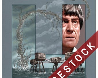 Doctor Who Print - Fury from the Deep | 148mm square | 2nd Doctor | Patrick Troughton | Victoria | Jamie
