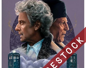 Doctor Who Print - Twice Upon a Time | 148mm square | 12th Doctor | Peter Capaldi