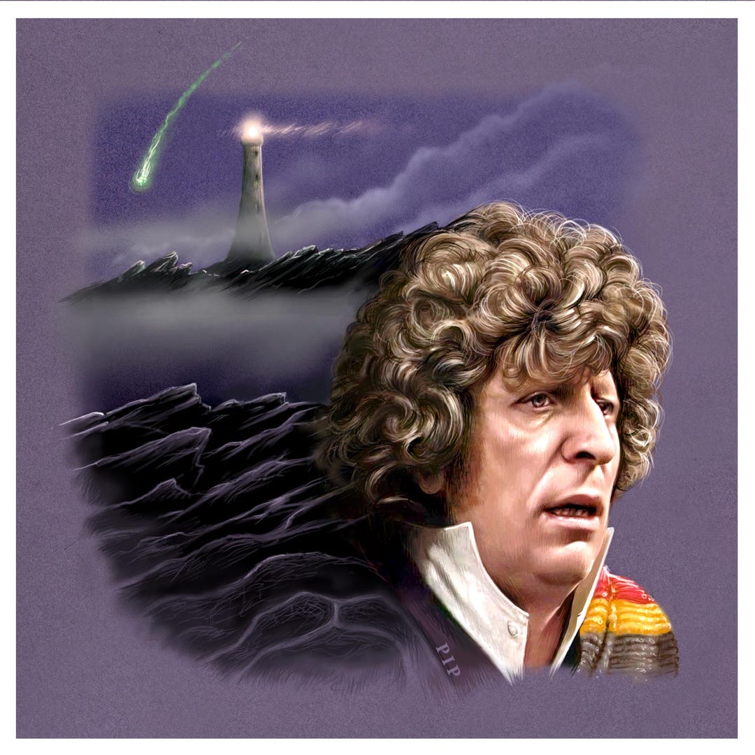 Doctor Who Print Horror Of Fang Rock 148mm Square 4th Doctor Doctor Who Print Horror Of Fang Rock 148mm Square 4th Doctor