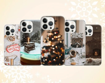 Wreath Phone Case1 Sledding Cover for iPhone 14 13 12 Pro 11 XR 8 7, Samsung S23 S22 A73 A53 A13 A14 S21 Fe S20, Pixel 7 6A