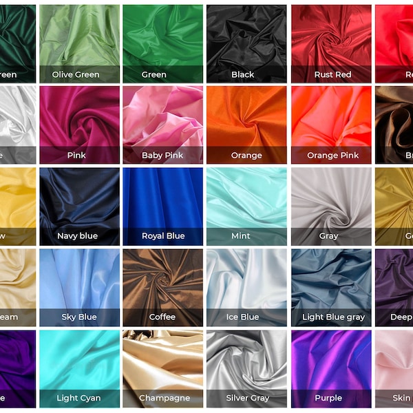 Taffeta Fabric - Etsy