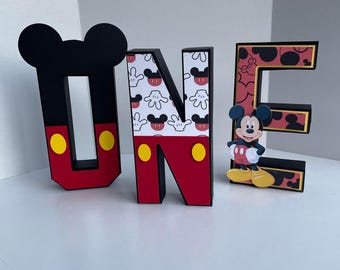 Micky Maus 3D Buchstaben, Micky Party Dekoration, Micky Party Dekoration, Micky Party Dekoration, Micky Party Dekoration
