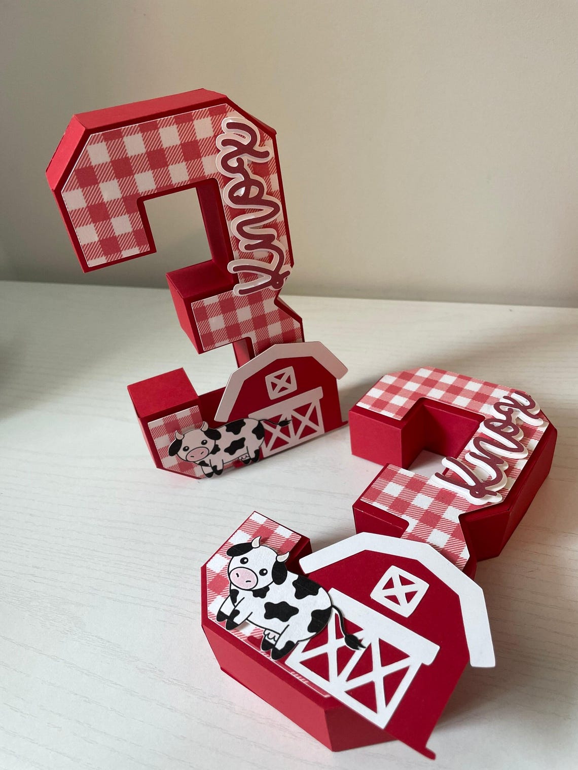 Farm 3D Letters, Farm Party Decor, 3D Letters, One Farm, One Party ...