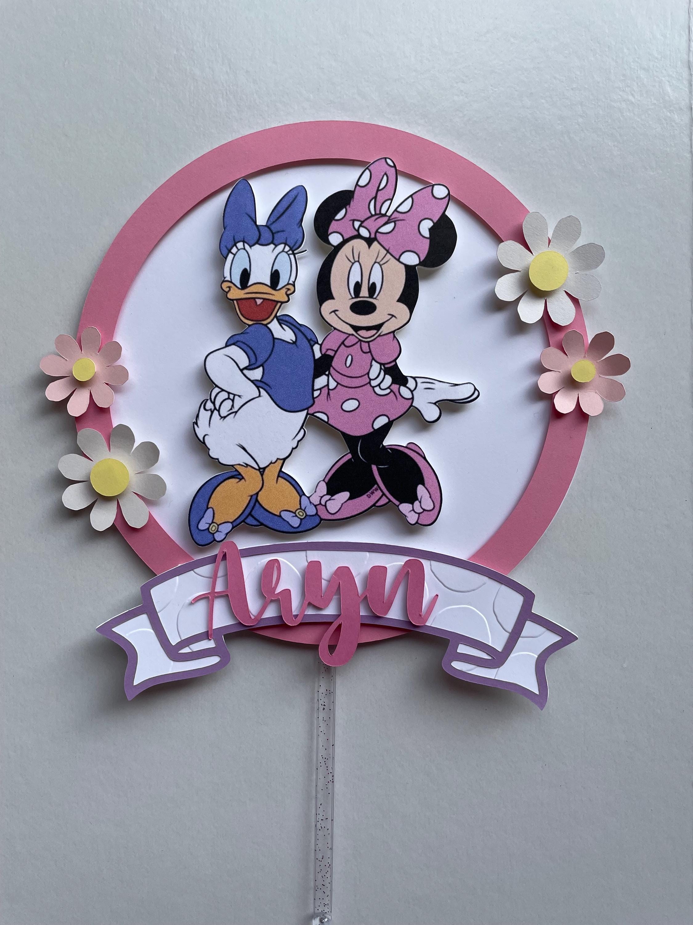 Minnie Cake Topper Minnie And Daisy Duck Cake Topper Minnie Party 