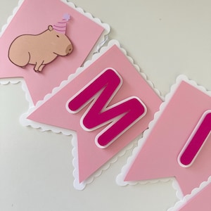 Capybara Banner, Cappy birthday, Capybara Party, Capybara decoration, Capybara Birthday kit, Capybara Birthday Supplies, Capybara decor