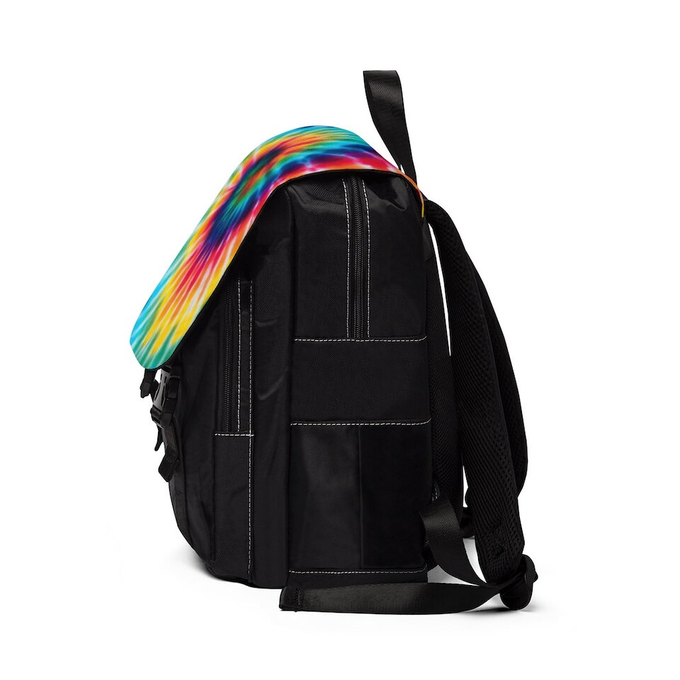 Discover Tie Dye Unisex Casual Shoulder Backpack