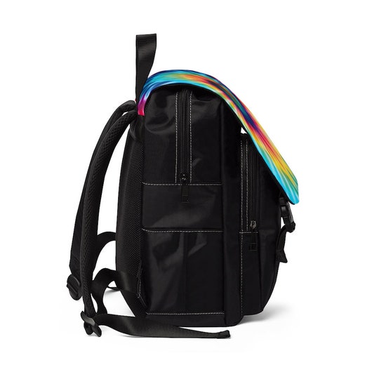 Disover Tie Dye Unisex Casual Shoulder Backpack