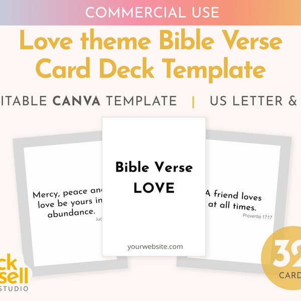 Bible deck of cards Etsy Portugal