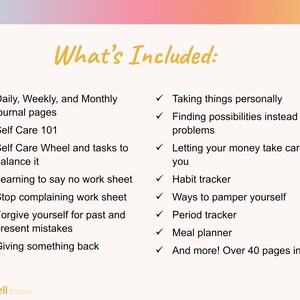 Self Care Workbook Editable Canva Template COMMERCIAL USE A4/US Letter ...