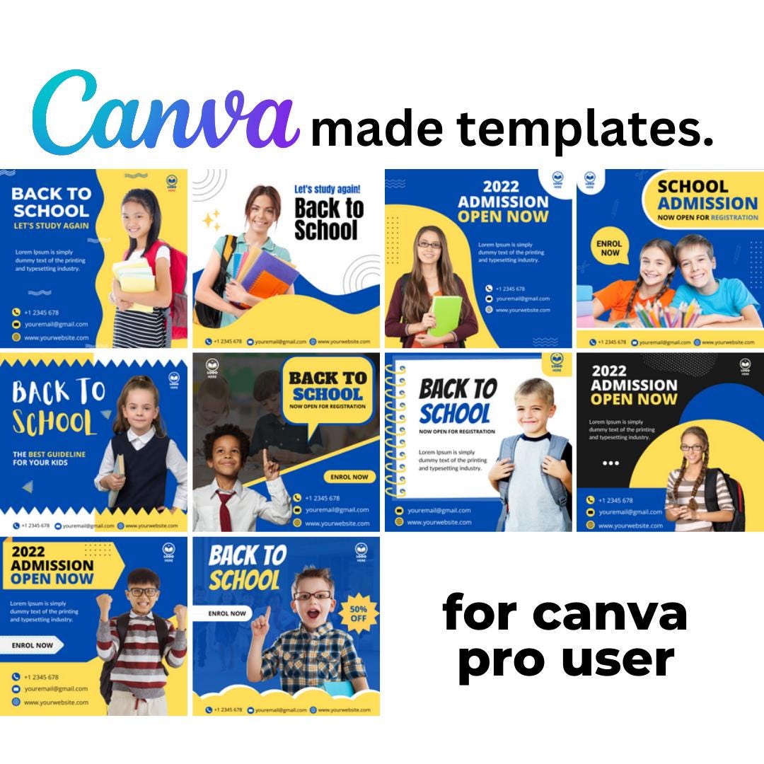 Canva Templates for Facebook & Instagram - Etsy
