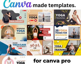 Yoga Canva Template for Youtube Thumbnail 12