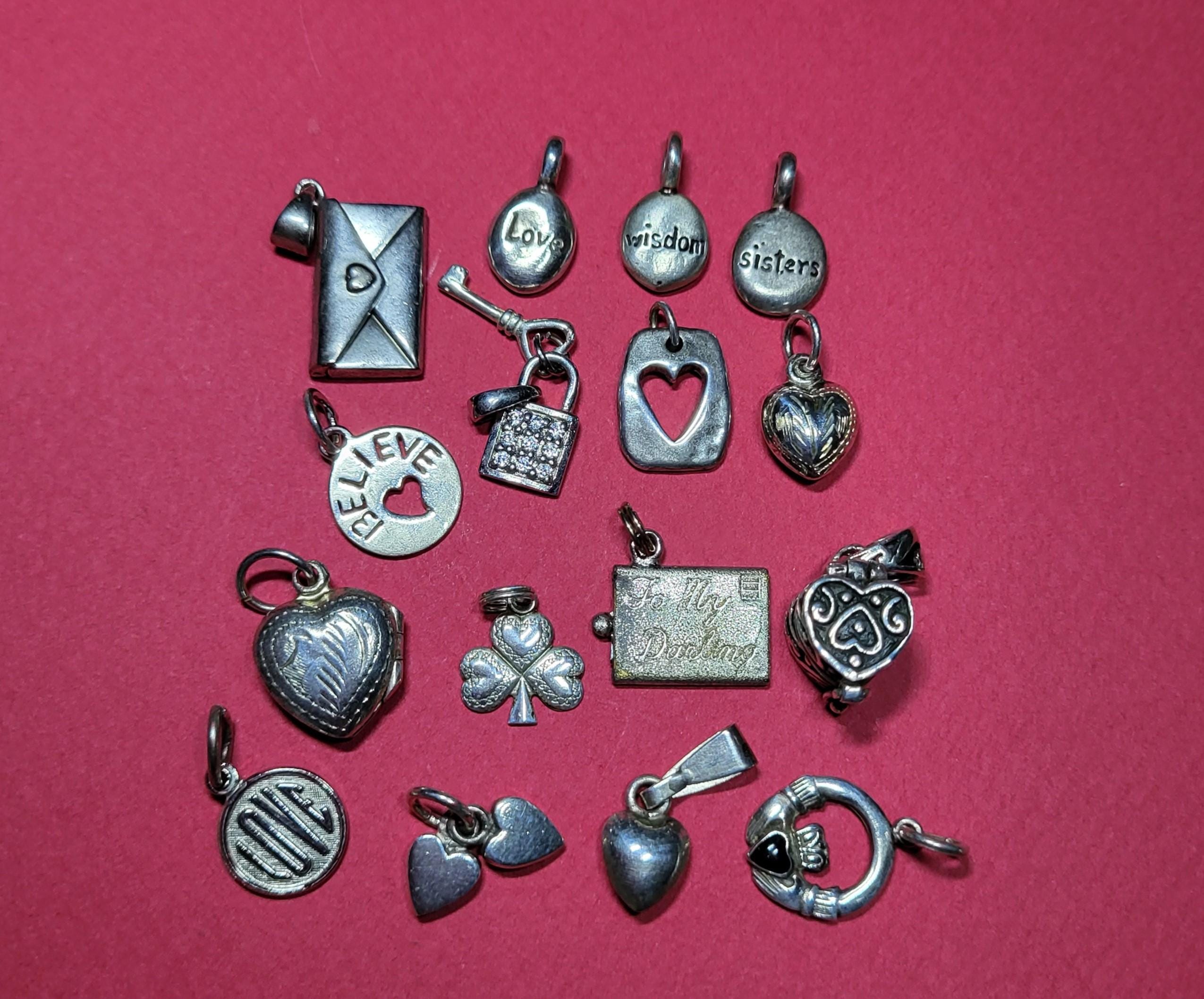 FOR CHARITY Sterling Charms Sweetheart and Inspiration Theme