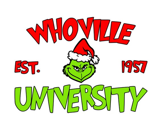 WHOVILLE University SVG PNG - Etsy