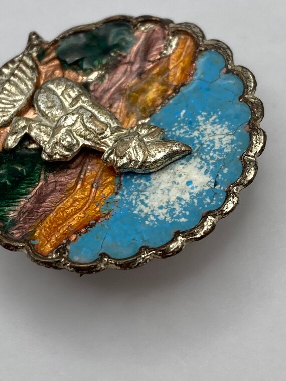 Bernard Instone attributed enamel pixie and shell… - image 7