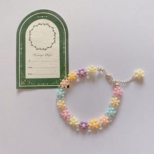 Disney Beaded Bracelets, Colorful Seed Beads Bracelets, Handmade Adjustable Bracelets, Bracelet for Kids  & Adults
