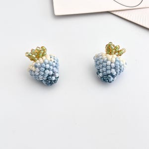 Cute Blueberry Charms, Fruit Beading, Blue Gradient DIY Jewelry Accessories, Bracelet Necklace Earring Findings Craft Supplies