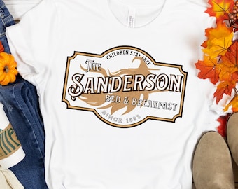 Camisa Sanderson Sister Bed and Breakfast, camisa Sanderson, camisa Halloween
