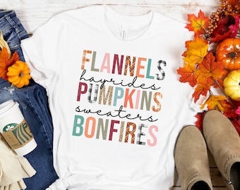 Women's Fall Pumpkin Hayride Shirt, Women's Fall Shirt, Pumpkin Shirt, Cute Fall Shirt, Autumn Shirt, Fall Tee