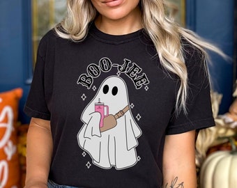 Cute Funny Halloween Shirt Halloween Ghost Shirt Boojee TShirt Comfort Colors Spooky Season Ghost T-shirt Spooky Vibes Shirt Halloween Gifts