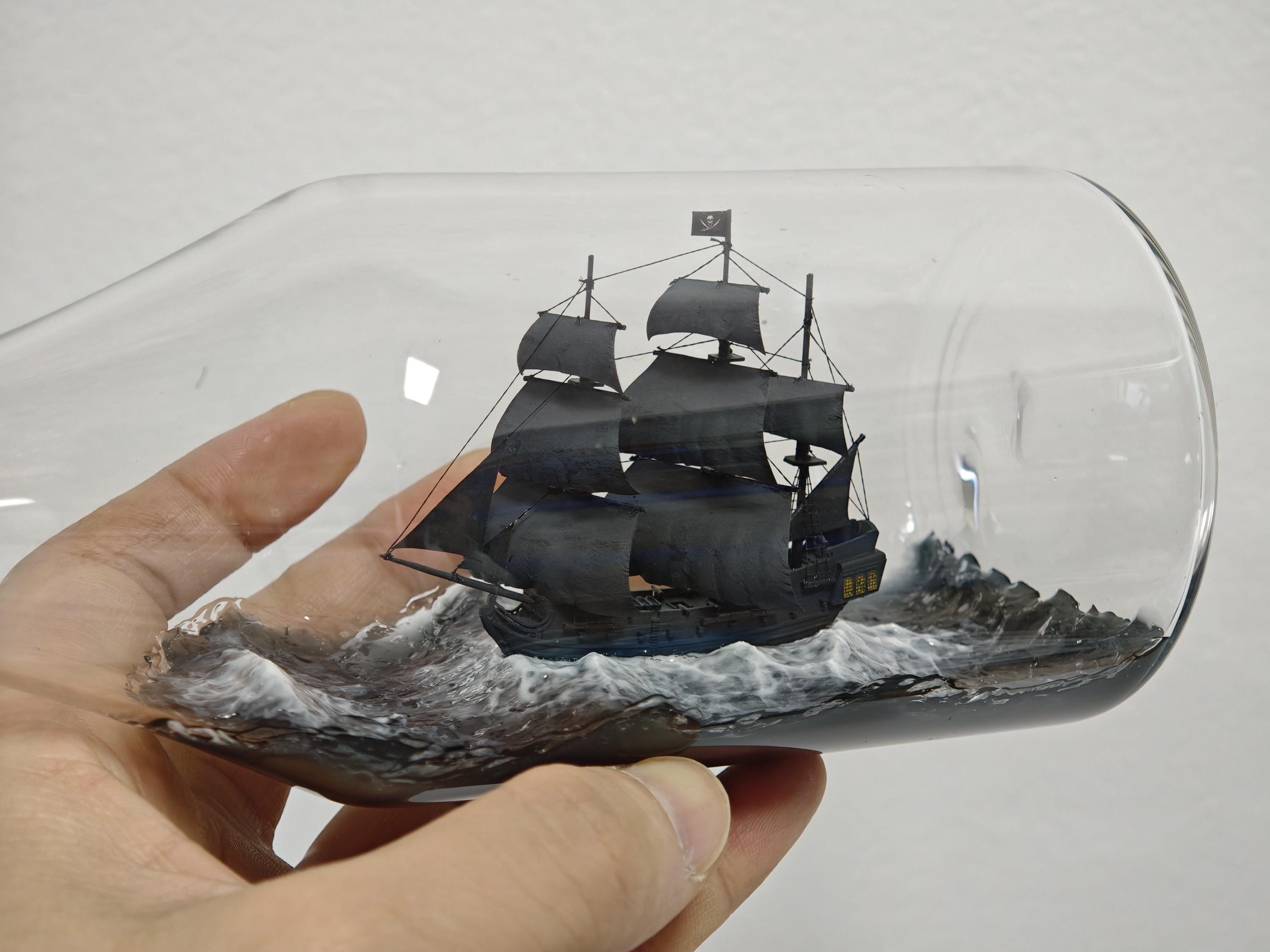 ブラックパール号のボトル入り模型、映画小道具 - Etsy 日本