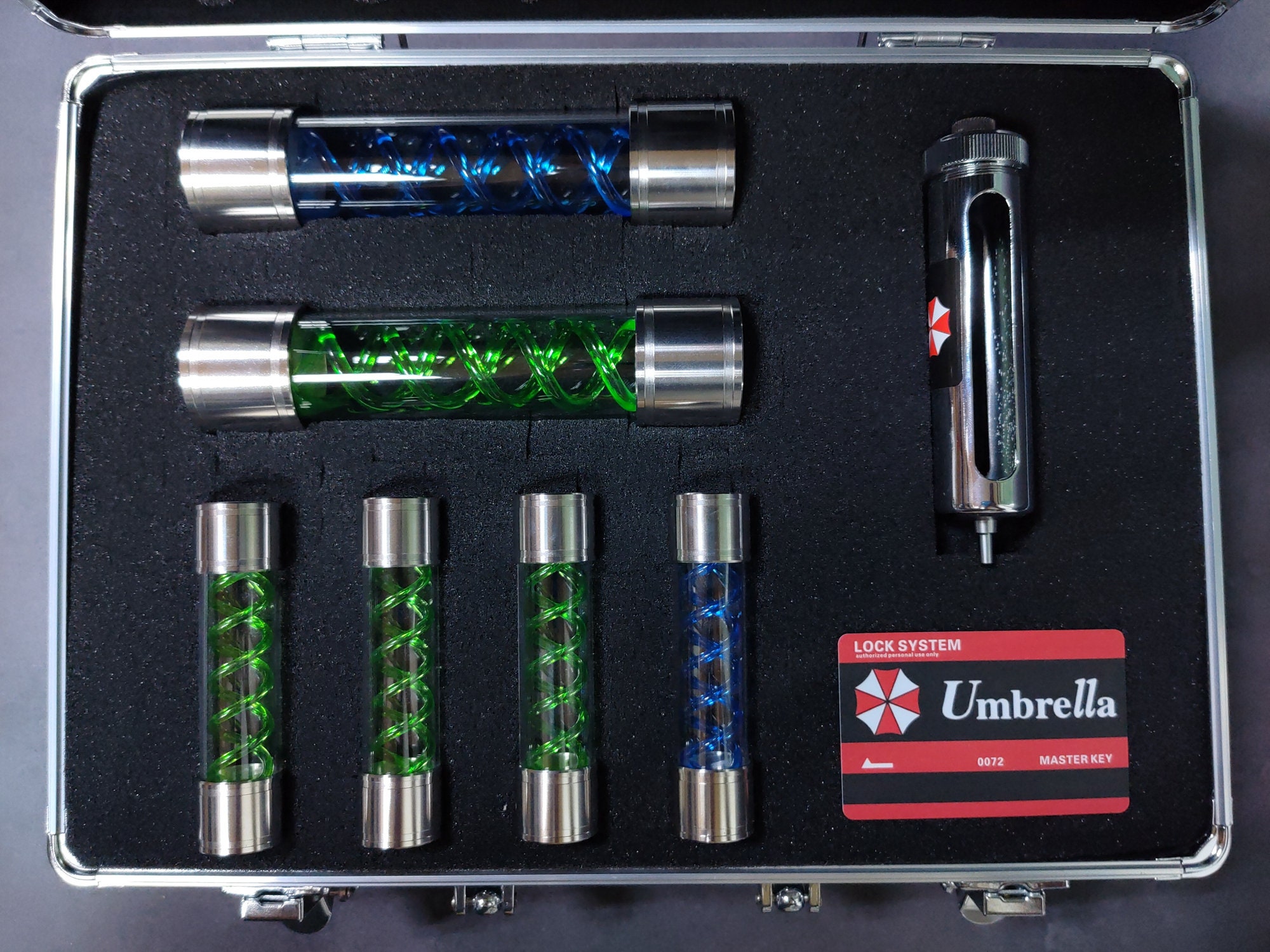 Tウイルス注射器ケースバイオハザードサンプルスーツケース傘