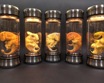 Jurassic Park Dinosaur Embryo Jar Jurassic World Velociraptor Blue Embryo Jar Movie Prop Replica