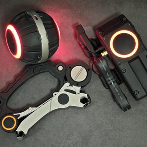 The Division Agent Cosplay Accessories ISAC Communicator Seeker Mine with Led Lights Tom Clancy's Video Game Props