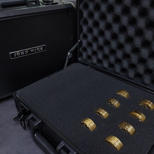 Continental Coin Case The Continental Gold Coin Display Case Cosplay Movie Prop