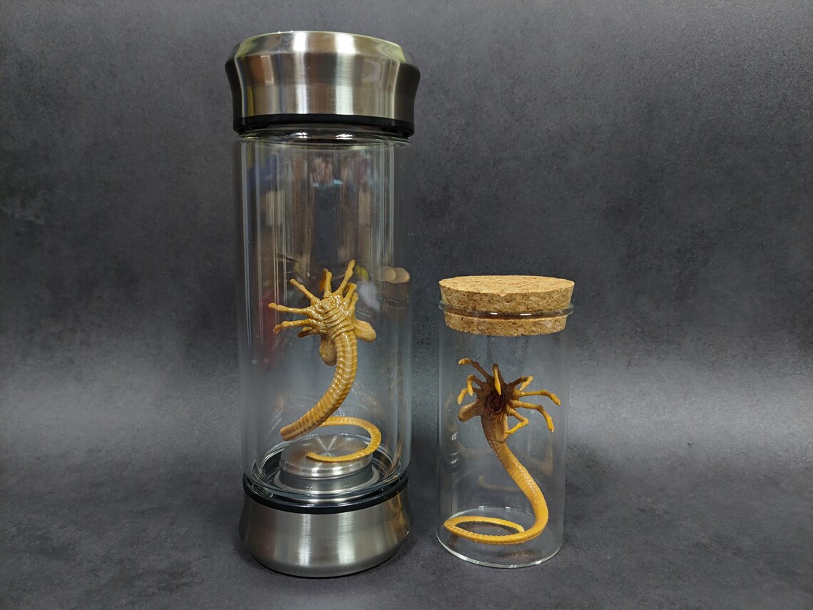 Alien Jar Xenomorph Facehugger Specimen Embryo Glass Jar Movie Etsy