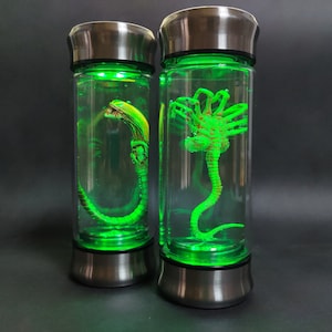 Alien Glas Xenomorph Specimen Facehugger Embry Glass Glas Film Prop Replica Bild 1