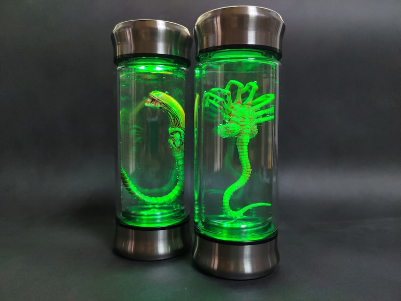 Alien Glas Xenomorph Specimen Facehugger Embry Glass Glas Film Prop Replica Bild 1