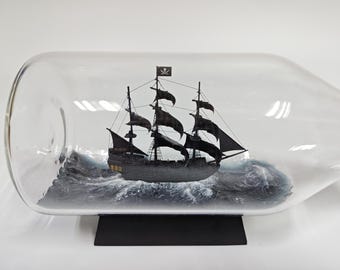 ブラックパール号のボトル入り模型、映画小道具 - Etsy 日本