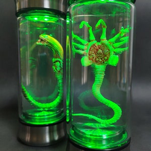 Alien Glas Xenomorph Specimen Facehugger Embry Glass Glas Film Prop Replica Bild 3