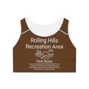 Rolling Hills Sports Bra (AOP)
