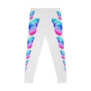 Butterfly sided Stretchy Leggings