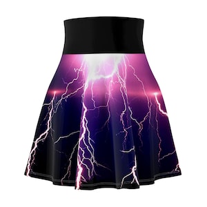 Pink Lightning Women&#39;s Skater Skirt