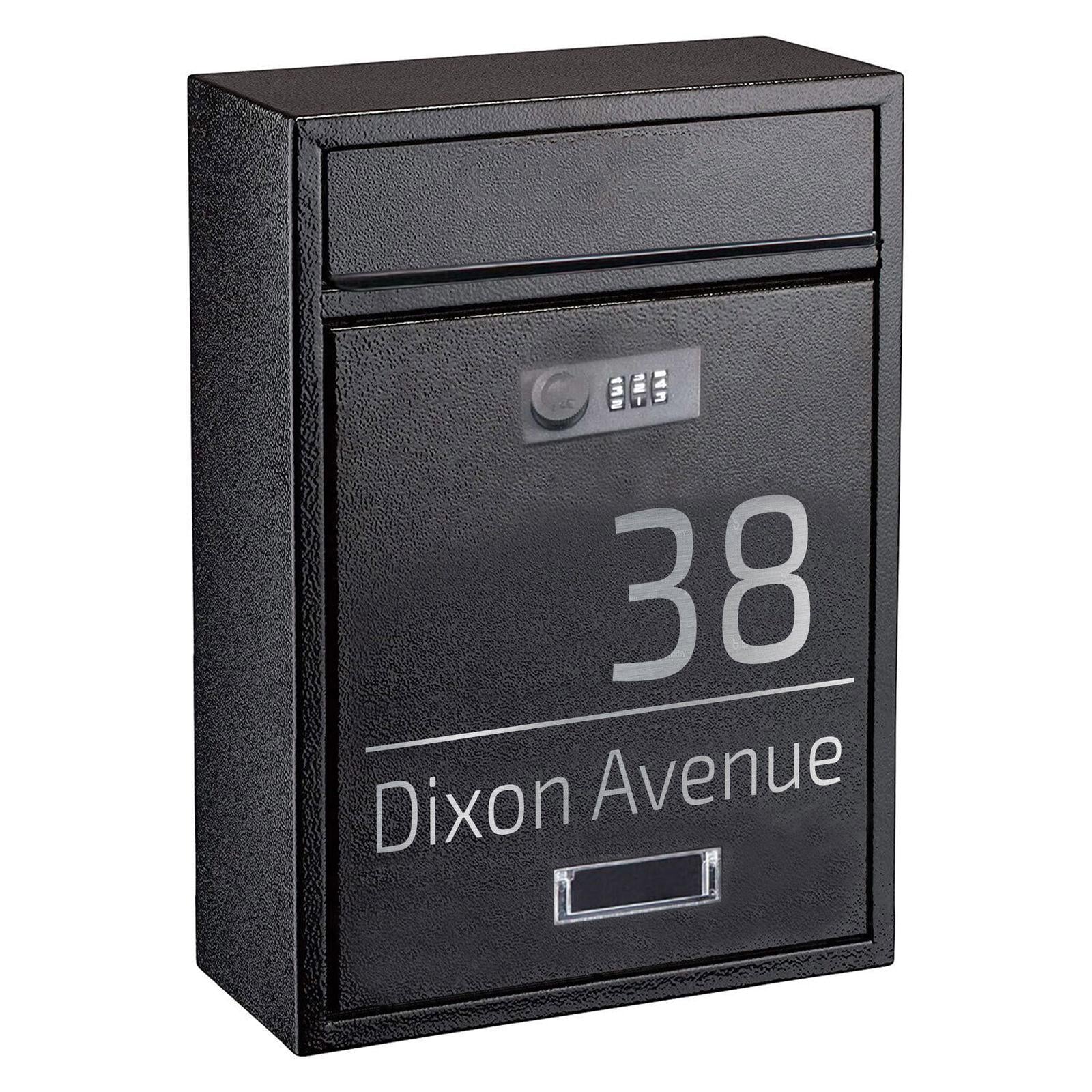 Personalised Letter Box, Post Box, Custom Mailbox, Letter Box, Compact ...