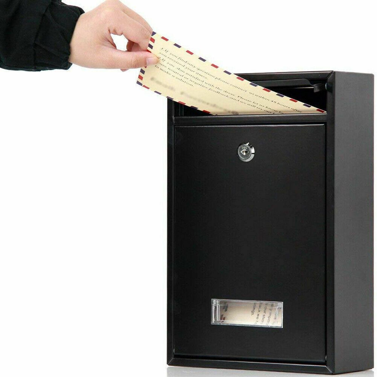 Personalised Letter Box, Post Box, Custom Mailbox, Letter Box, Compact ...