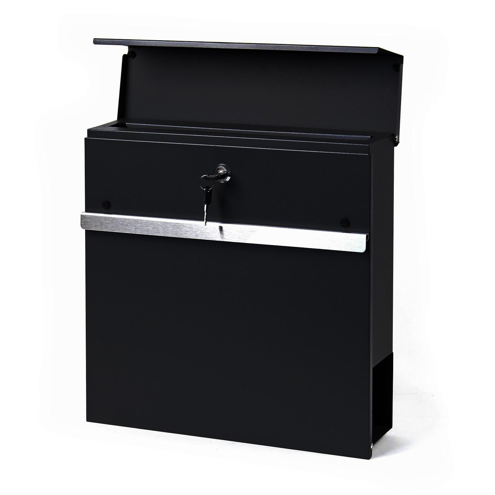 Wall Mounted Post Box - Personalised Mail Box for Parcels & Large ...