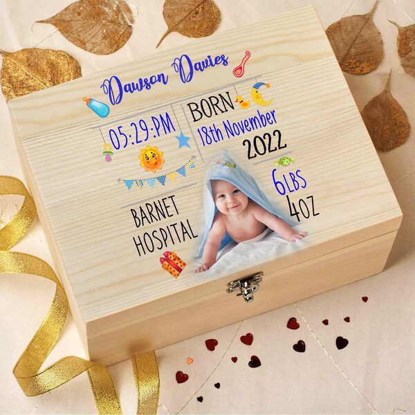 Baby Keepsake Box Etsy UK