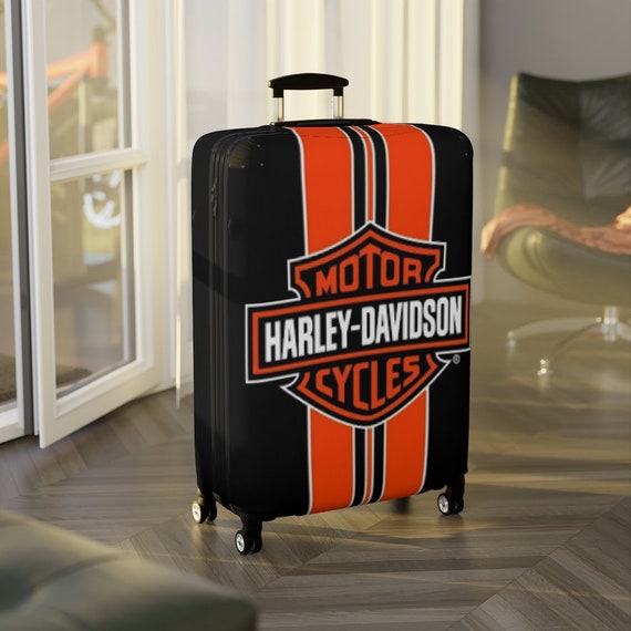 Harley Davidson Logo Tribute Luggage Suitcase Cover Etsy Australia