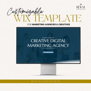 Wix Website for Creative Digital Marketing Agency Wix Website Template for Creative Business Portfolio Wix Website
