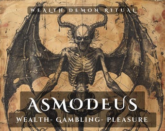ASMODEUS – Abundance and Pleasure Demon ritual process