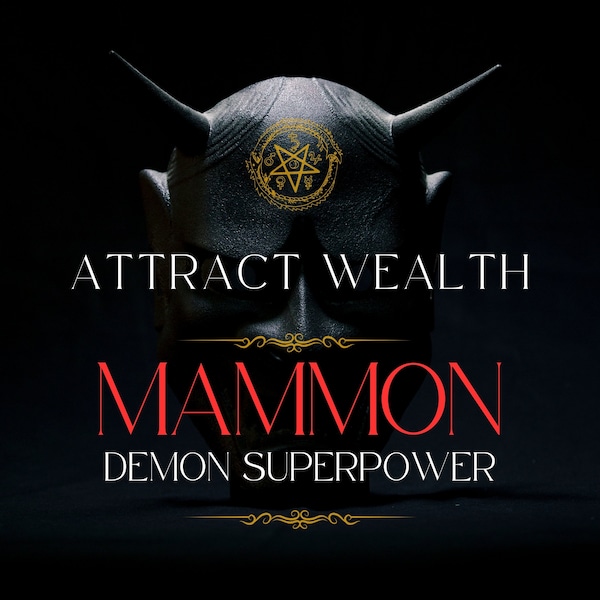 MAMMON Attract Wealth Demon Superpower - Attract Wealth and Abundance. oney Spell. Connect with the demon of wealth, abundance and money