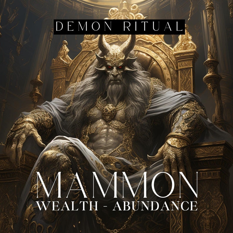 Mammon Ritual Wealth, Abundance The Billionaire Demon. Professional Demon Ritual image 1