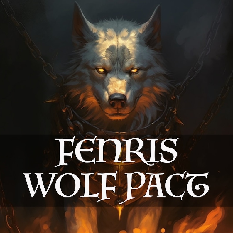 FENRIS Wolf Pact. Get the Immense Powers of the Fenris Wolf. Etsy