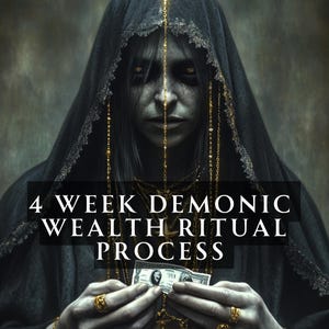 Demonic Millionaire Wealth Ritual: 4-Week Manifestation (PDF Manual)