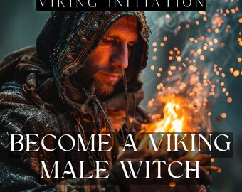 Viking Male Pagan Witch - Get Magical powers. Initiation as a Norse Seidr man - Initiation, Certificate,  and minicourse Norse Witchcraft.