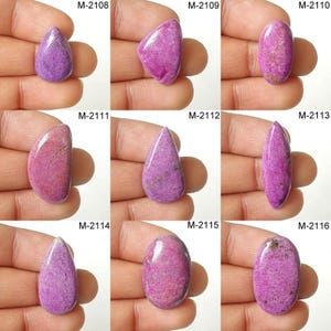 Natural Stichtite Gemstone, Wholesale Stichtite Cabochon, Flat Back, Stichtite Stone For Making DIY-ART-Craft Jewellery
