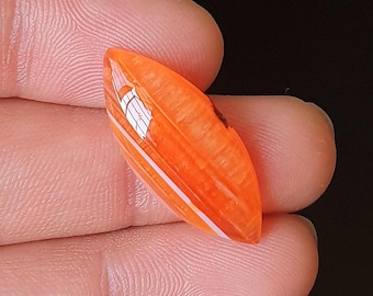 Piedra preciosa de cornalina natural, cabujones sueltos, parte trasera plana, para joyería.